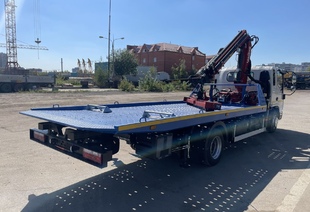 JAC N90 ЭВАКУАТОР СО СДВИЖНОЙ ПЛАТФОРМОЙ КМУ NR 811T 2S (4т)